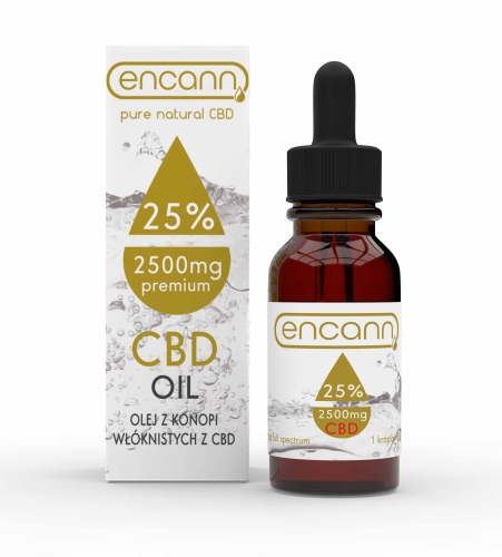 Olejek CBD 25% - 2500mg 10ml Encann