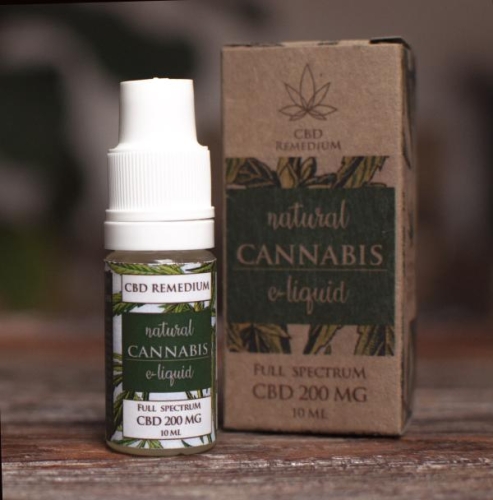 Płyn z CBD 200mg z naturalnymi terpenami konopi