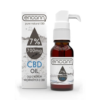 Olej CBD 7% - 700mg 10ml Encann