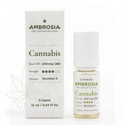 E-liquid CBD o smaku konopi(cannabis) 200mg 10ml Enecta 