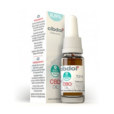 Olej CBD Cibdol 2.5% 10ml z konopi oryginalny 