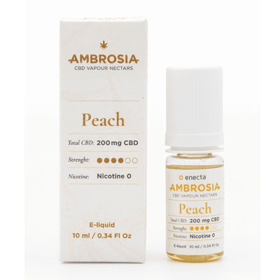 E-liquid CBD 200mg smak brzoskwini w 10ml Enecta 