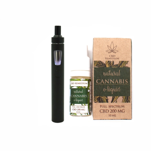 Waporyzator CBD Joyetech eGO AIO i Liquid CBD 200mg  - zestaw